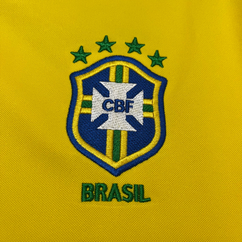 Camiseta de local de Brasil 1998 I - Versión retro