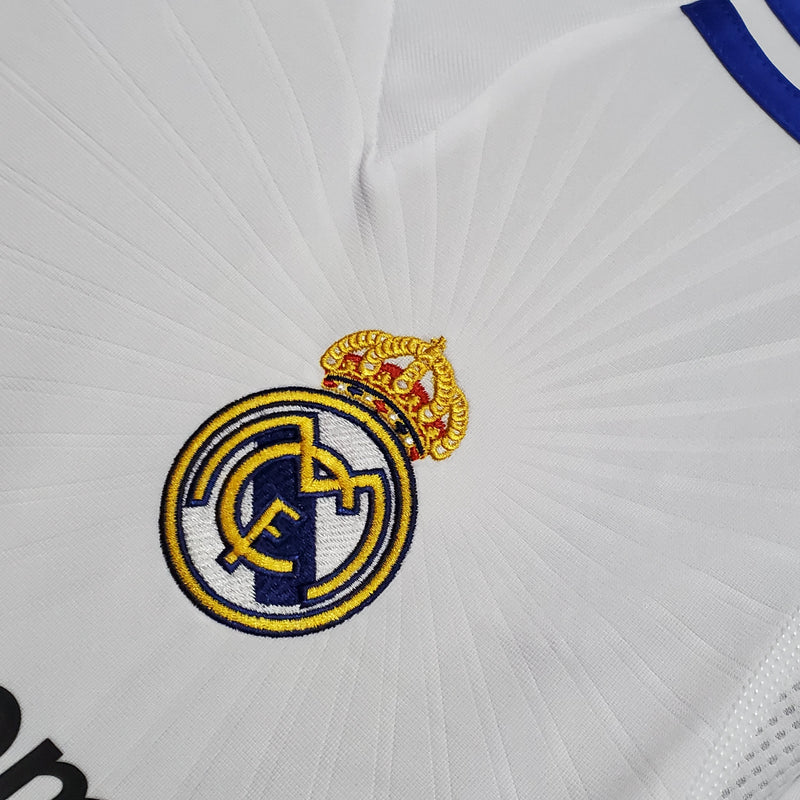 Real Madrid Home 10/11 Shirt - Long Sleeve Retro Version