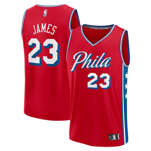 Camiseta unisex de la NBA de Tyrese Maxey, Philadelphia 76ers, 23/24, azul marino, edición City