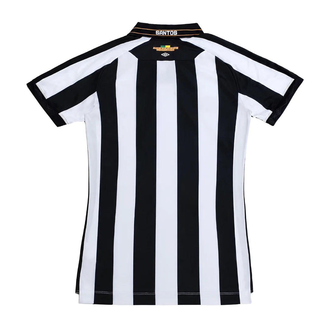 Camiseta de Charlie Brown Jr. Santos 24/25 - Negra - Versión para aficionados 