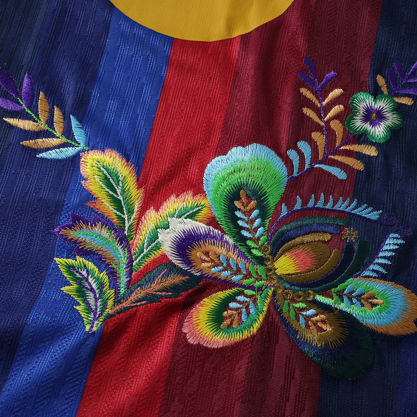 Barcelona 26/27 Home Embroidered Player Jersey - chest embroidery detail
