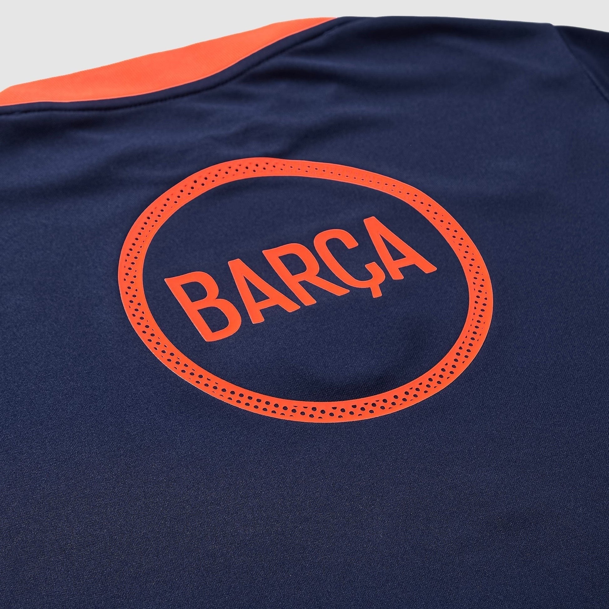Barcelona 25/26 Pre Match Third Jersey - hem label detail