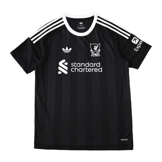Liverpool 25/26 Goalkeeper Black Jersey - front