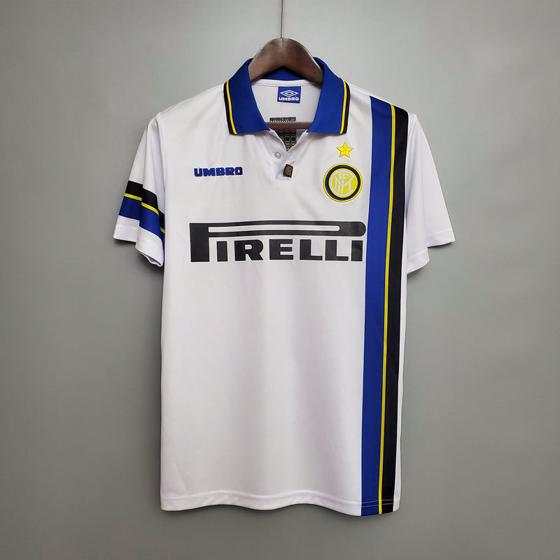 Imagem do produto Camisa Inter de Milão Reserva 97/98 - Versão Retro com entrega para brasileiros no Reino Unido