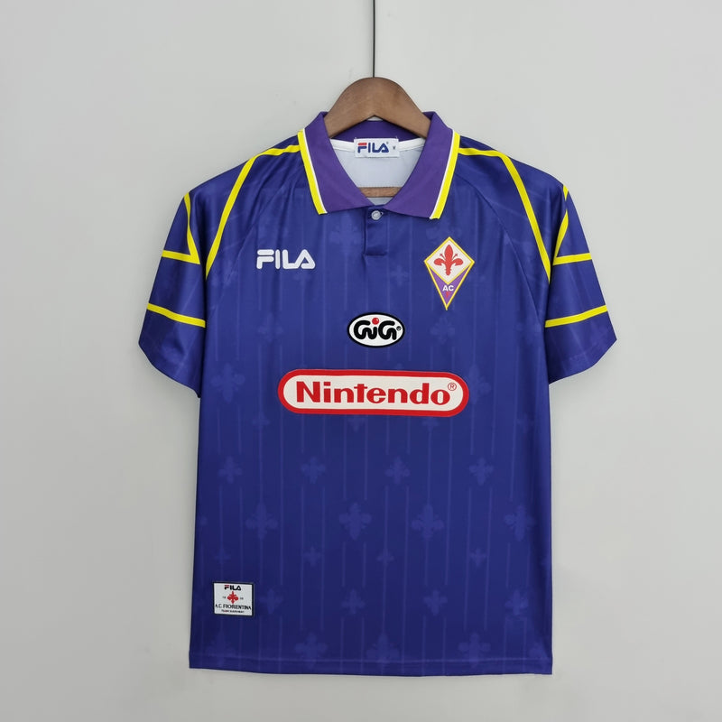 Imagem do produto Camisa Fiorentina Titular 97/98 - Versão Retro com entrega para brasileiros no Reino Unido