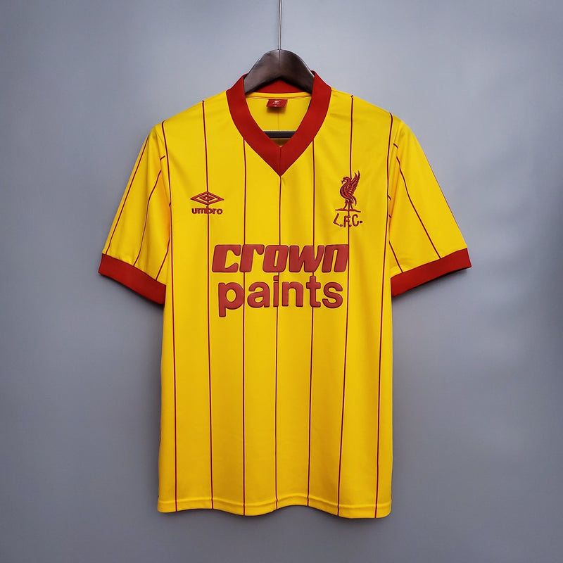 Imagem do produto Camisa Liverpool Reserva 1984 - Versão Retro com entrega para brasileiros no Reino Unido