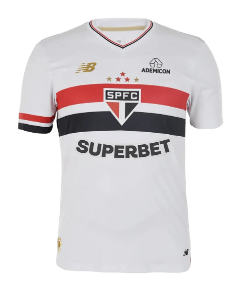 Camiseta Local del Sao Paulo 25/26 I - Patrocinada - Versión Fan 