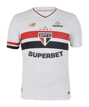 Camisa São Paulo 25/26 I - Patrocinada - Versão Torcedor 