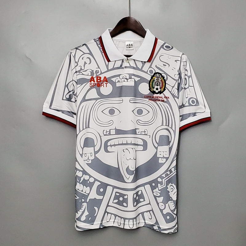 Imagem do produto Camisa México Reserva 1998 - Versão Retro com entrega para brasileiros no Reino Unido