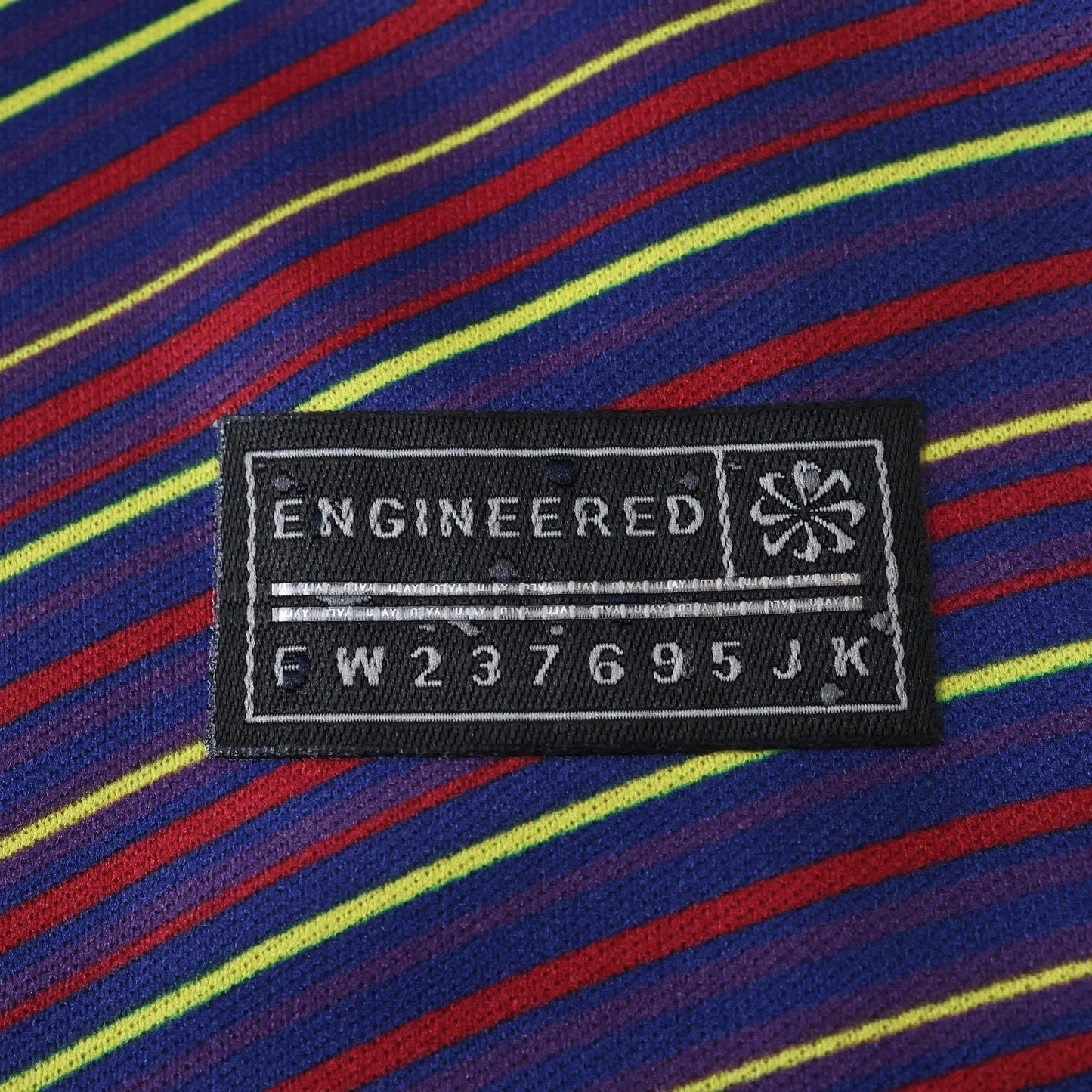 Barcelona 25/26 Pre Match Third Navy Jersey - line pattern detail