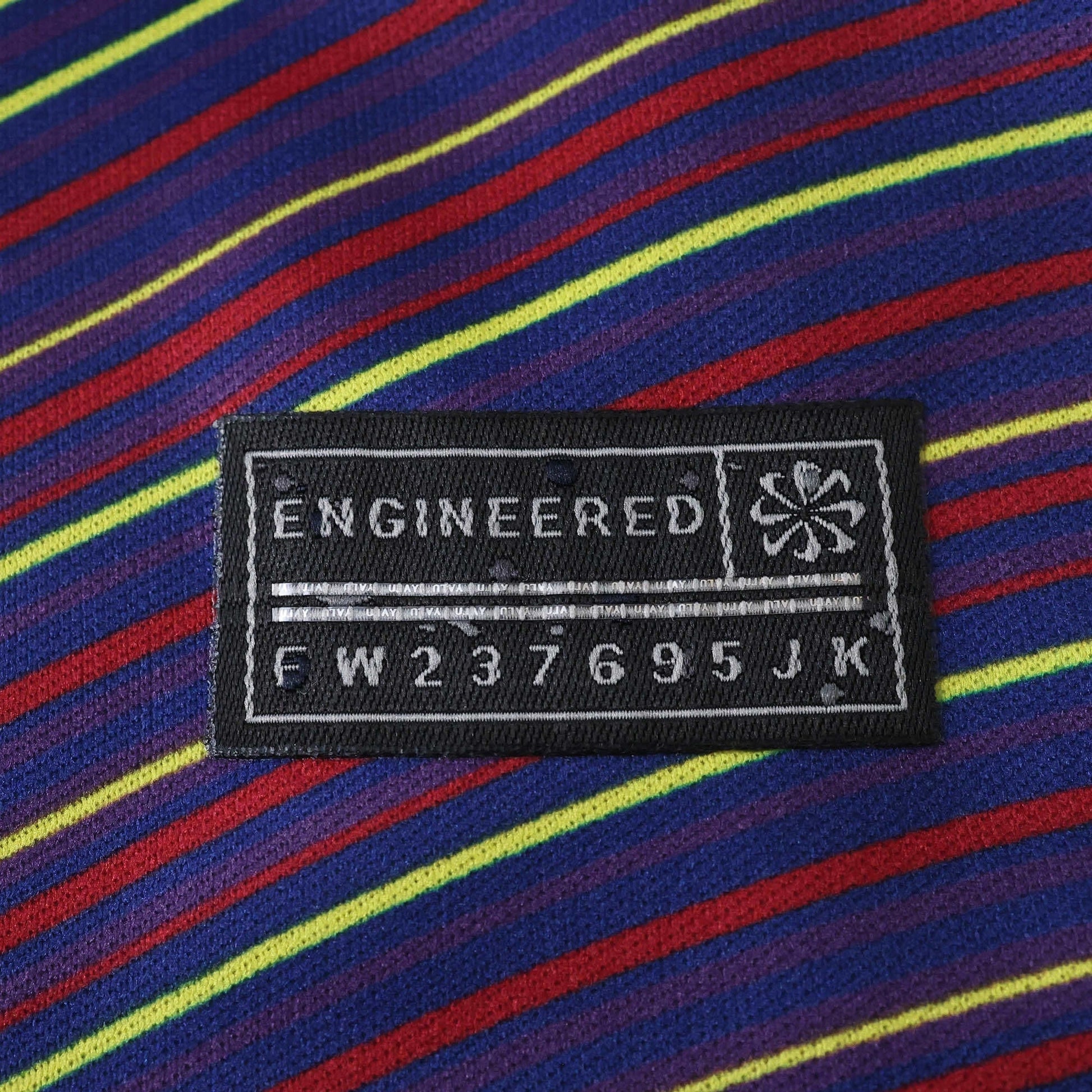 Barcelona 25/26 Pre Match Third Navy Jersey - line pattern detail