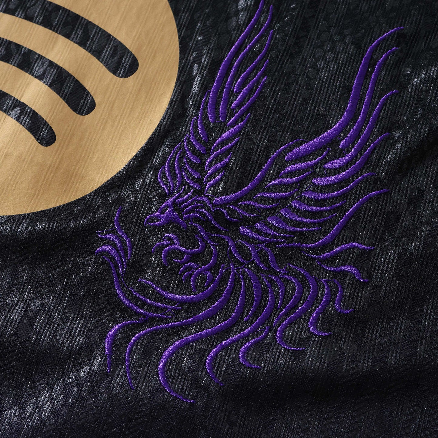 Barcelona 26/27 Away Embroidered Player Jersey - phoenix embroidery detail