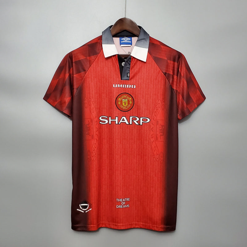 Imagem do produto Camisa Manchester United Titular 1996 - Versão Retro com entrega para brasileiros no Reino Unido