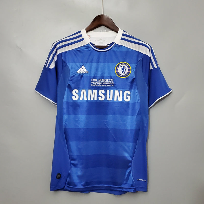 Imagem do produto Camisa Chelsea Edição Especial Champions League 2012 - Versão Retro com entrega para brasileiros no Reino Unido