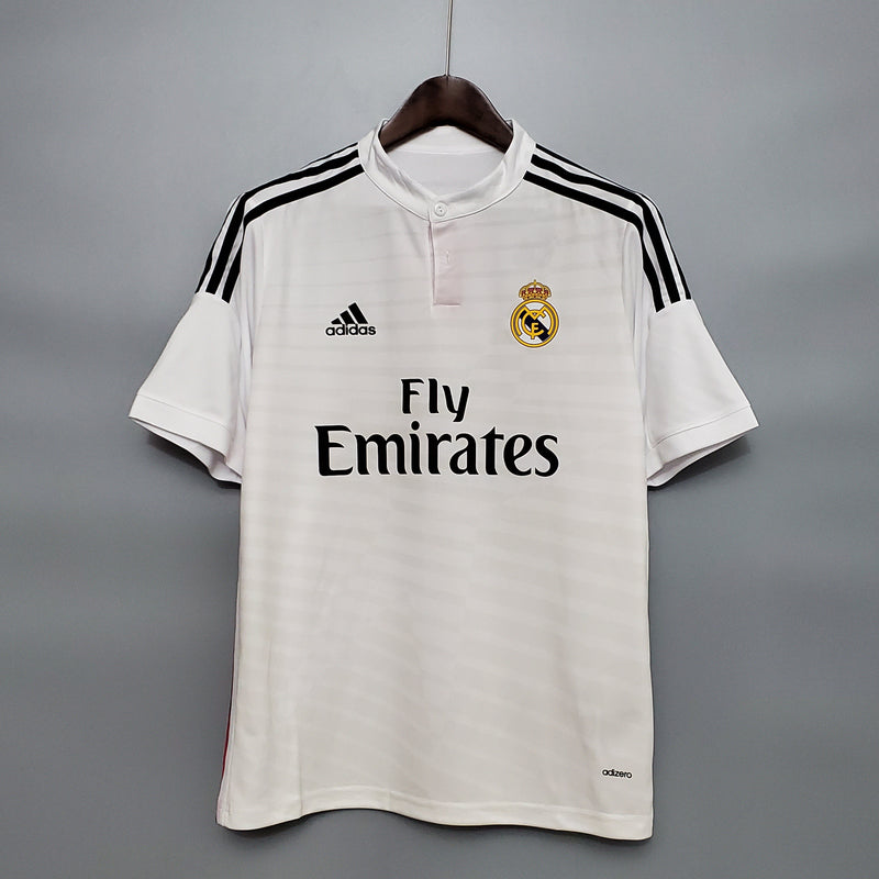 Imagem do produto Camisa Real Madrid Titular 14/15 - Versão Retro com entrega para brasileiros no Reino Unido