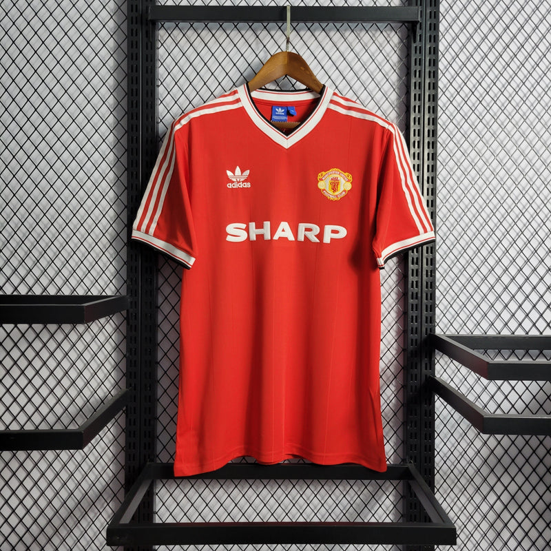 Imagem do produto Camisa Manchester United Titular 1984 - Versão Retro com entrega para brasileiros no Reino Unido