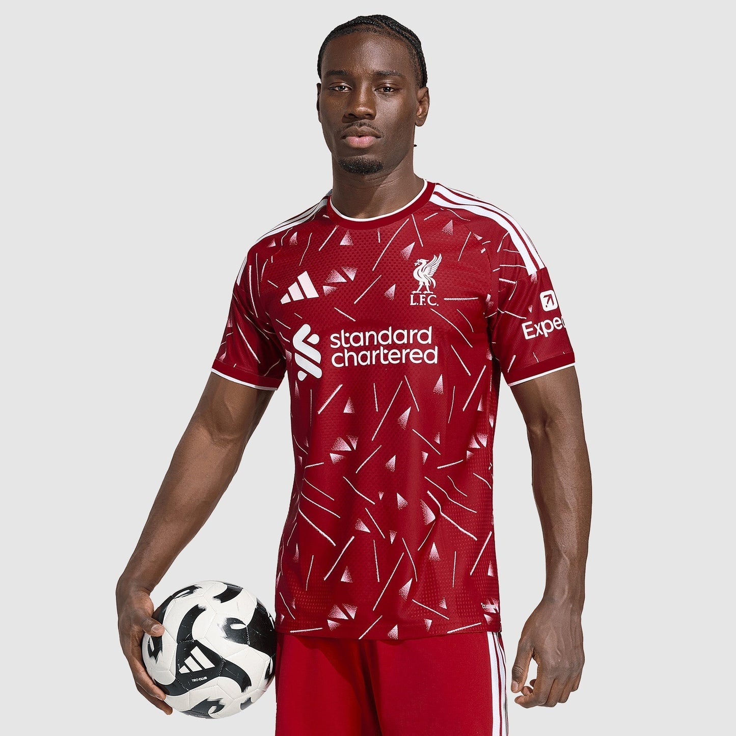 Liverpool 26/27 Home Player Jersey - worn by model front