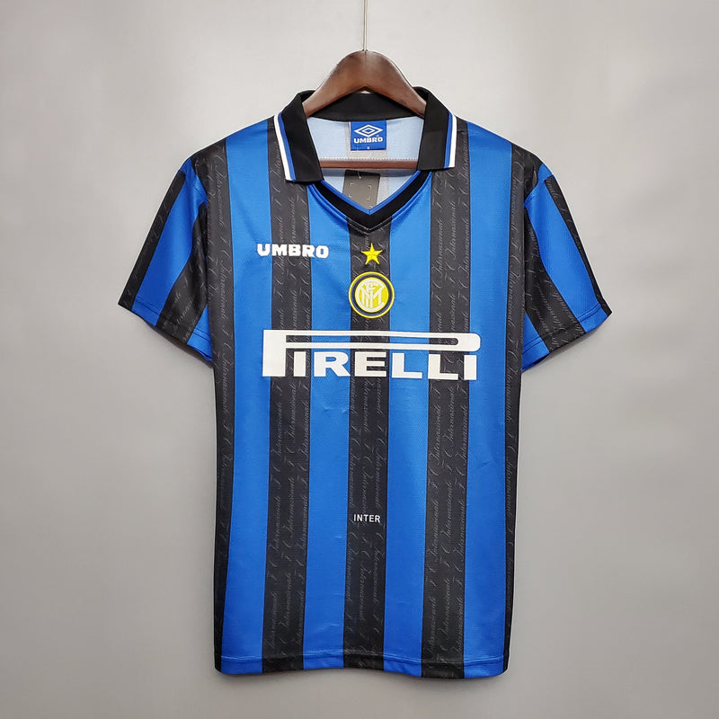 Imagem do produto Camisa Inter de Milão Titular 97/98 - Versão Retro com entrega para brasileiros no Reino Unido