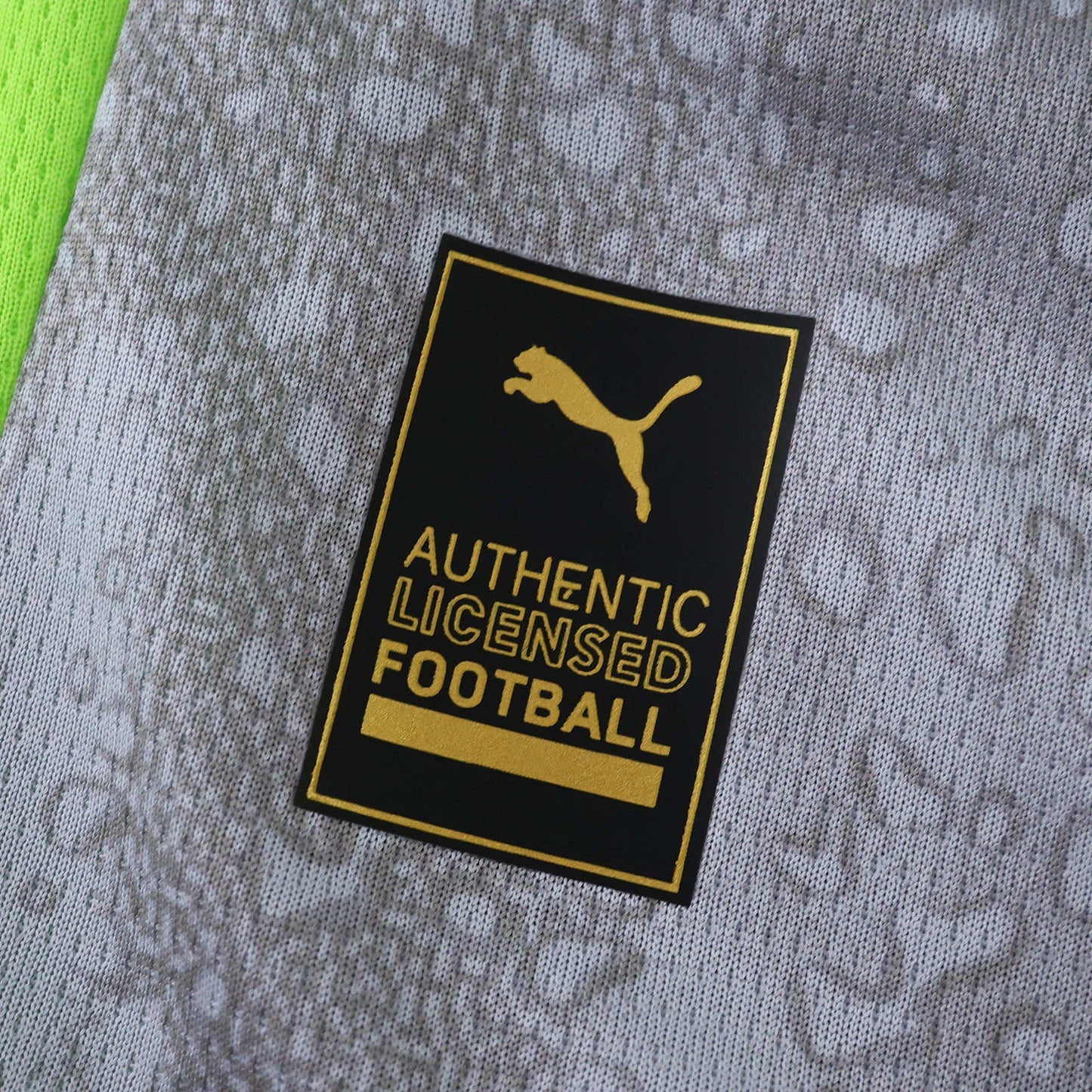 Manchester City 25/26 Away Jersey - authentic licensed product tag