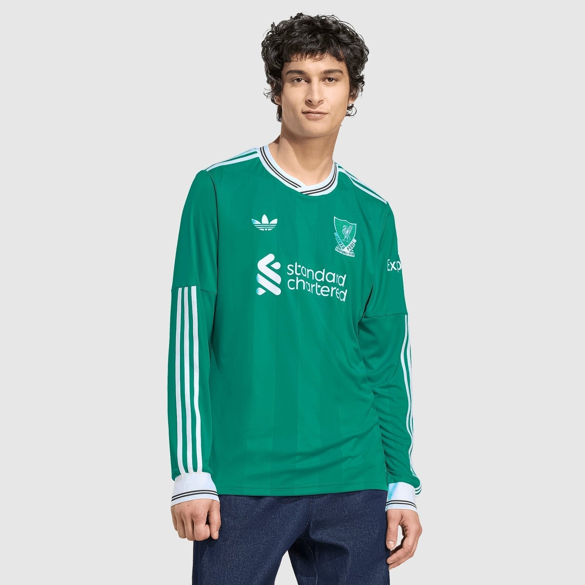 Liverpool 25/26 Third Long Sleeve Jersey - worn by model full length