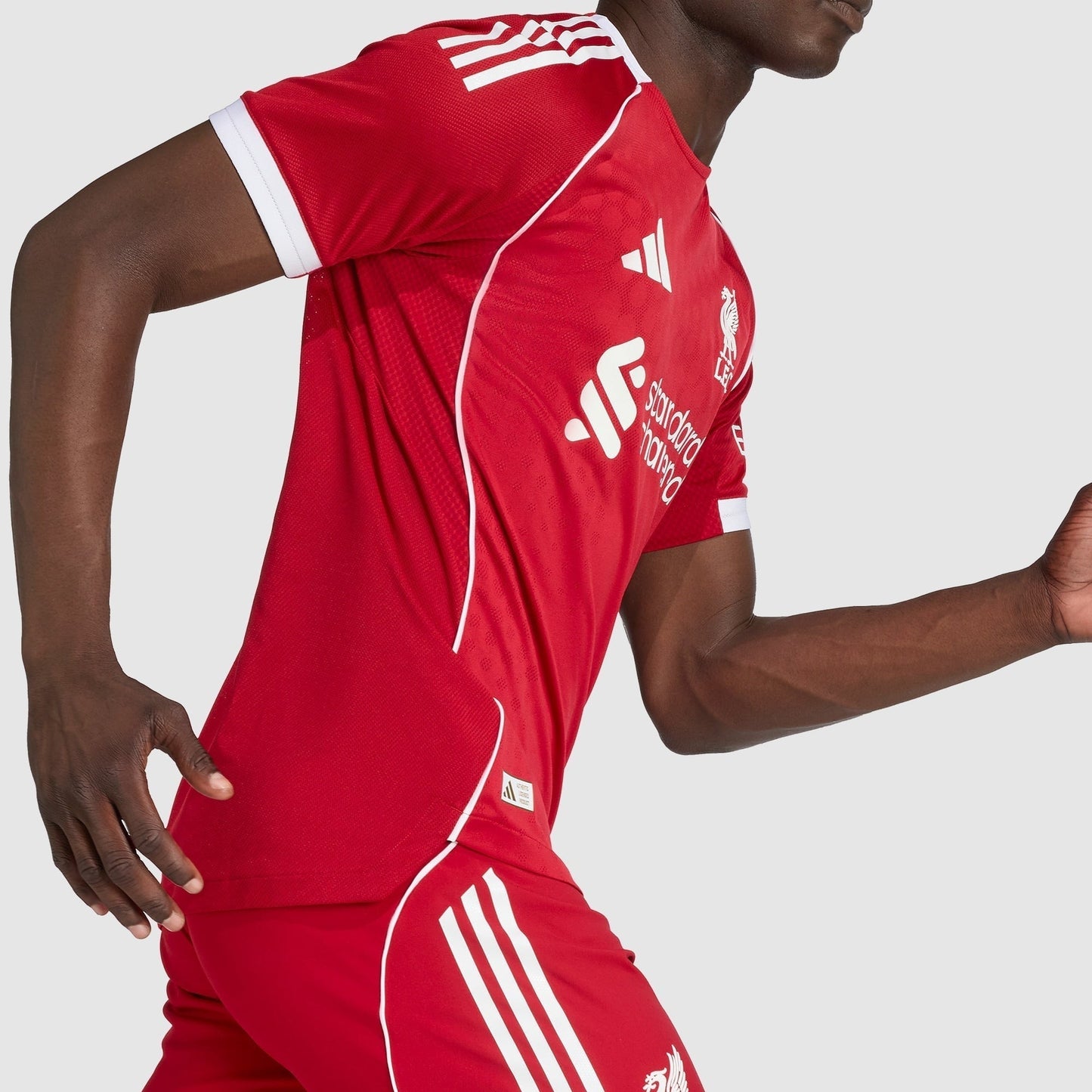 Liverpool 25/26 Home Player Jersey - side and sleeve detail