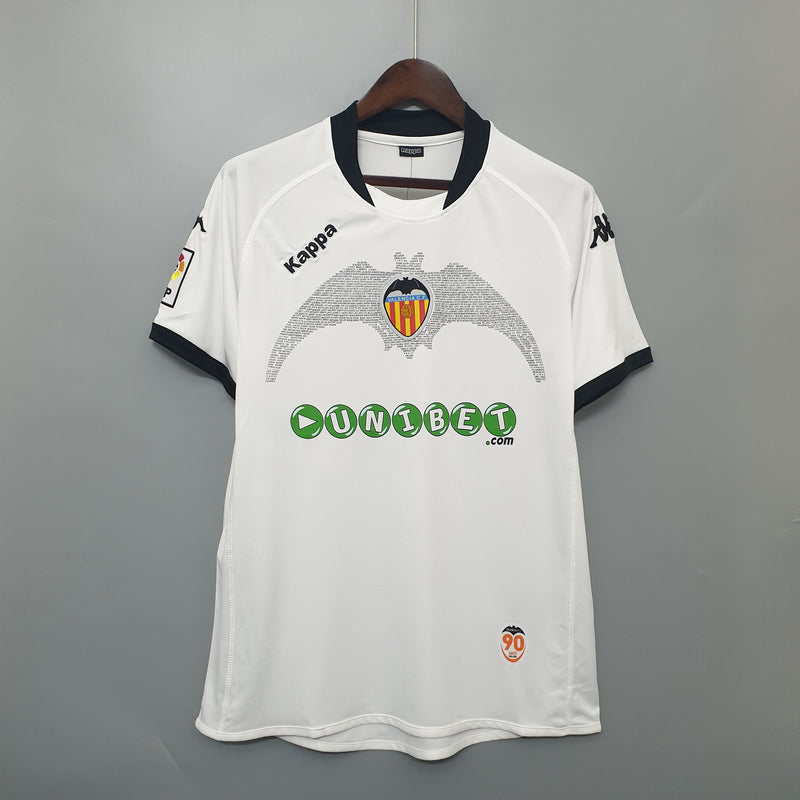 Imagem do produto Camisa Valencia Titular 09/10 - Versão Retro com entrega para brasileiros no Reino Unido