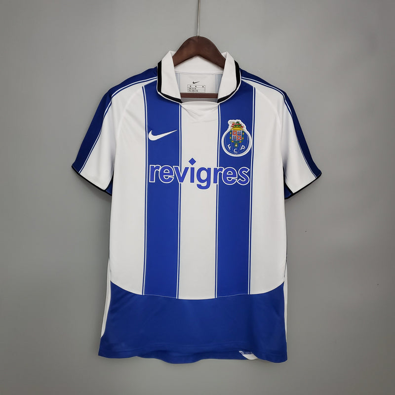 Imagem do produto Camisa Porto Titular 03/04 - Versão Retro com entrega para brasileiros no Reino Unido