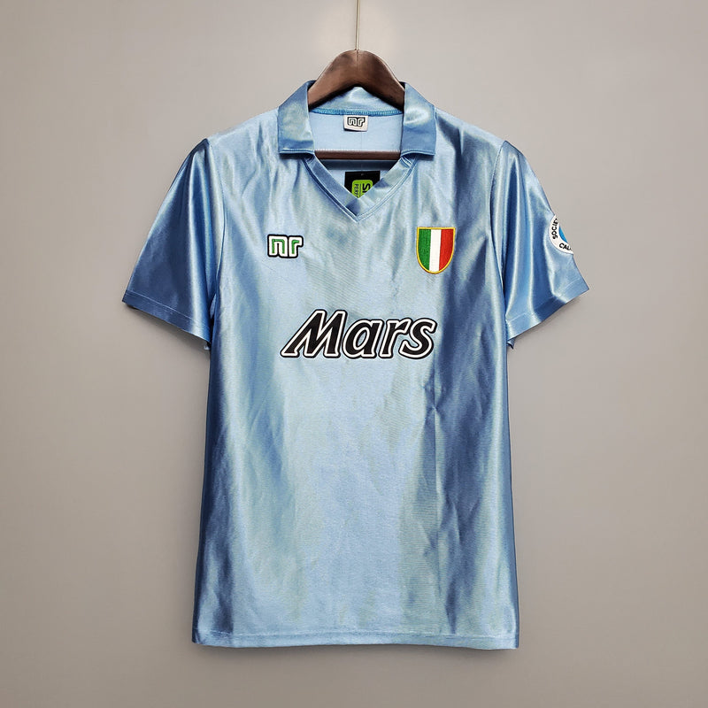 Imagem do produto Camisa Napoli Titular 90/91 - Versão Retro com entrega para brasileiros no Reino Unido