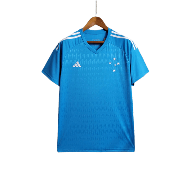 Camisa de Goleiro Cruzeiro 23/24 - Azul - Versão Torcedor 