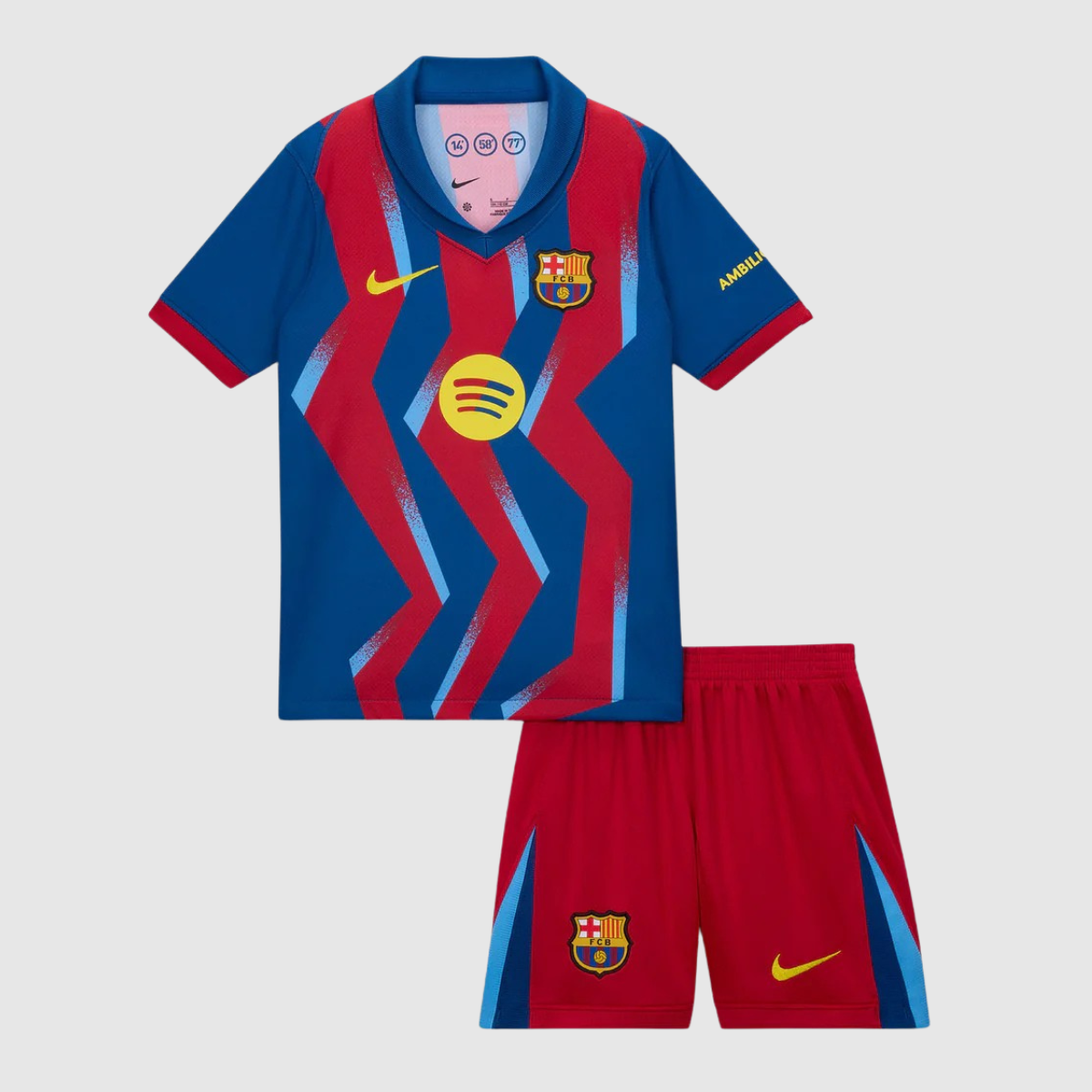 Barcelona 25/26 Fourth Kids Kit - shirt and shorts