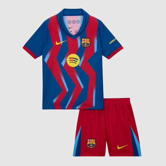 Barcelona 25/26 Fourth Kids Kit - shirt and shorts