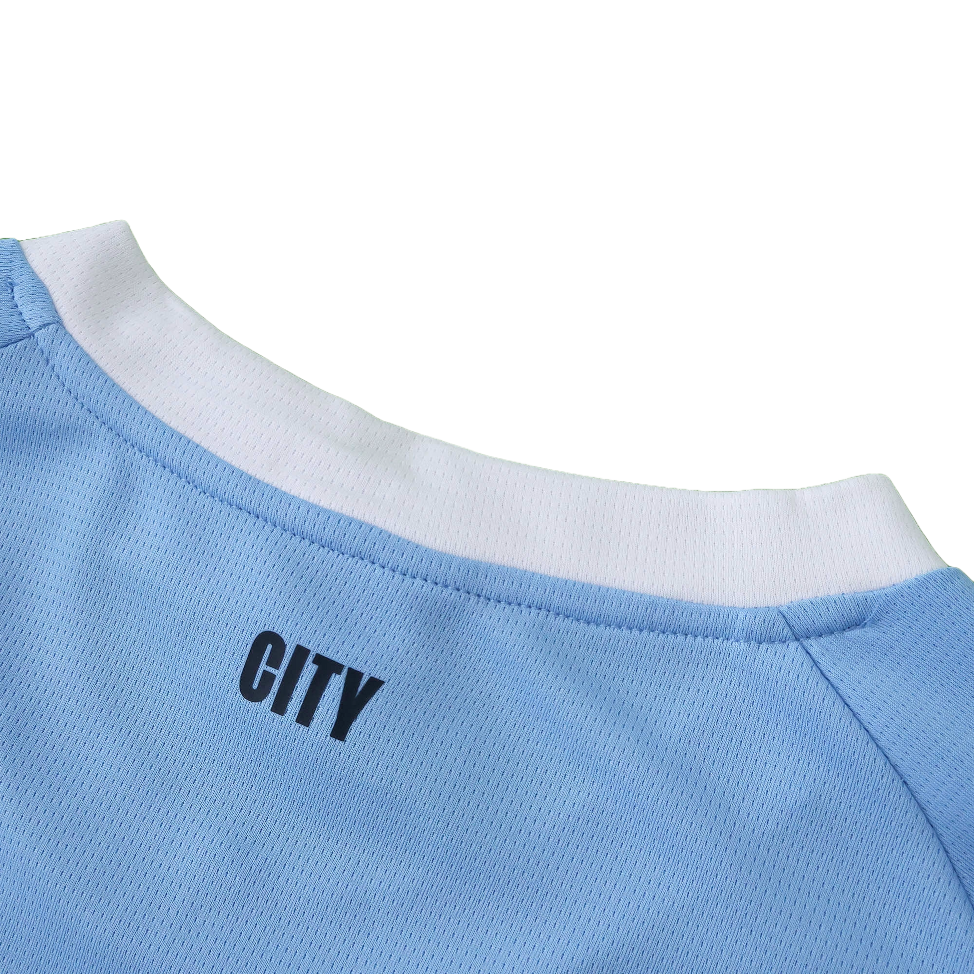 Manchester City 25/26 Home Jersey - shoulder detail