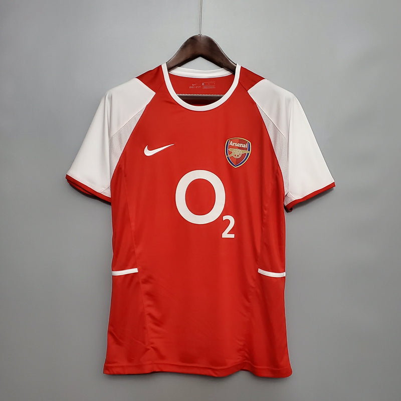 Imagem do produto Camisa Arsenal Titular 02/04 - Versão Retro com entrega para brasileiros no Reino Unido