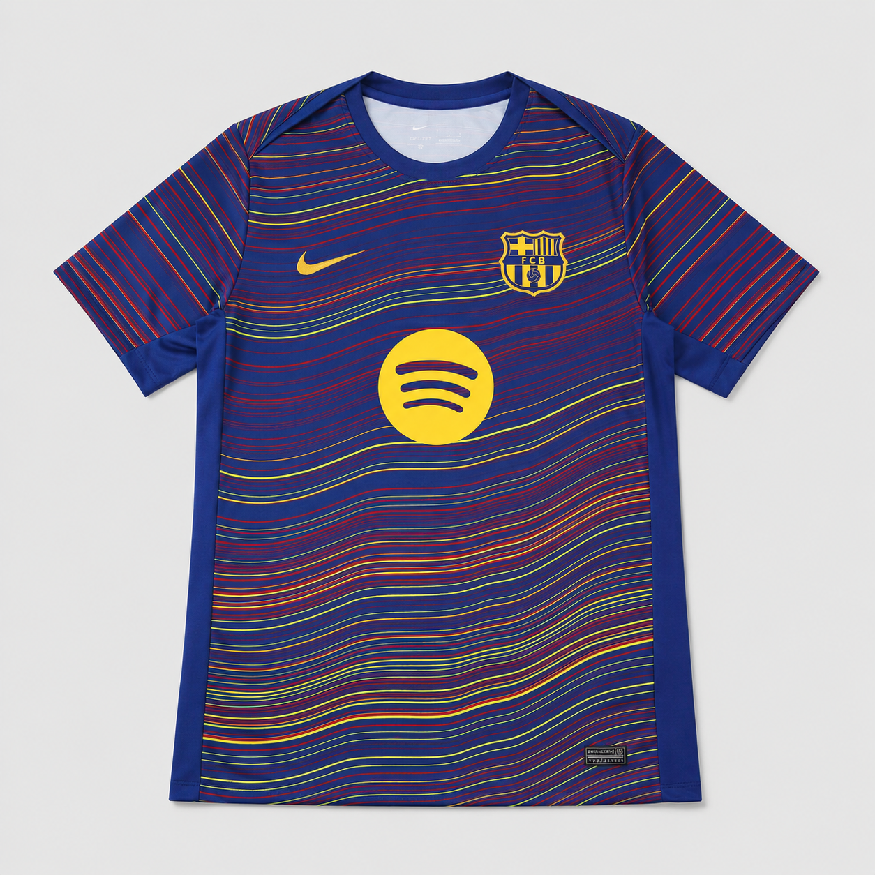 Barcelona 25/26 Pre Match Third Navy Jersey - front