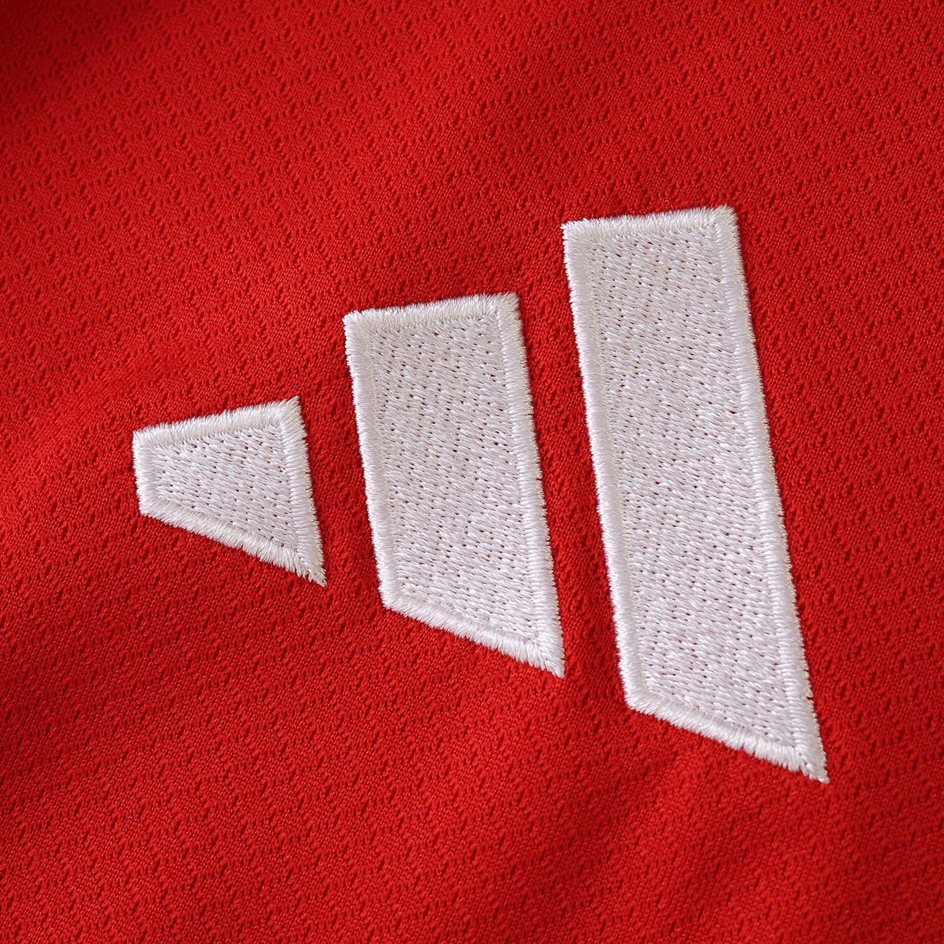 Liverpool 25/26 Home Kids Kit - adidas logo detail