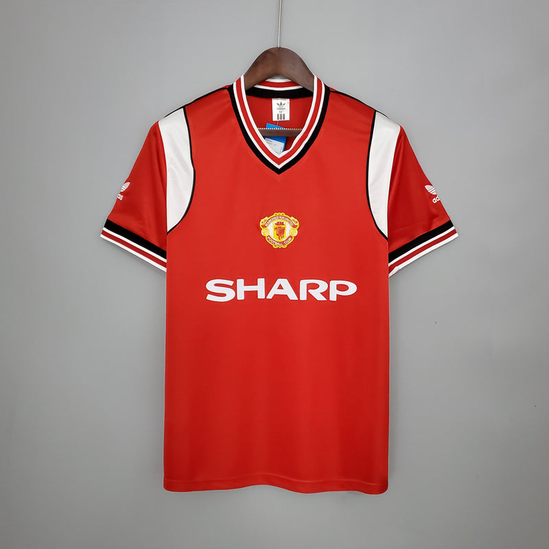 Imagem do produto Camisa Manchester United Titular 85/86 - Versão Retro com entrega para brasileiros no Reino Unido