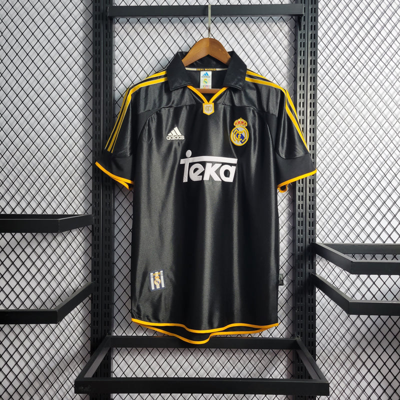 Imagem do produto Camisa Real Madrid Reserva 99/00 - Versão Retro com entrega para brasileiros no Reino Unido