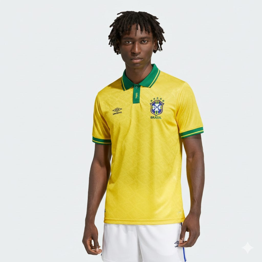 Jersey Retro Seleção Brasil 1991/92 I