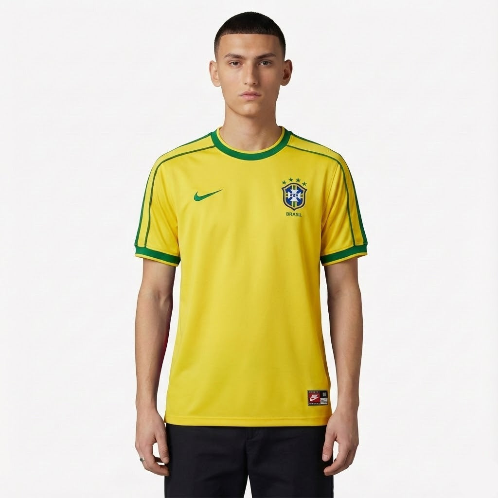 Jersey Retro Seleção Brasil 1998/99 I
