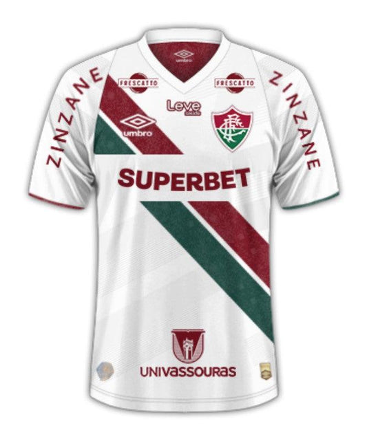 Camisa reserva Fluminense 24/25 II - Todos os patrocinadores - Versão Torcedor