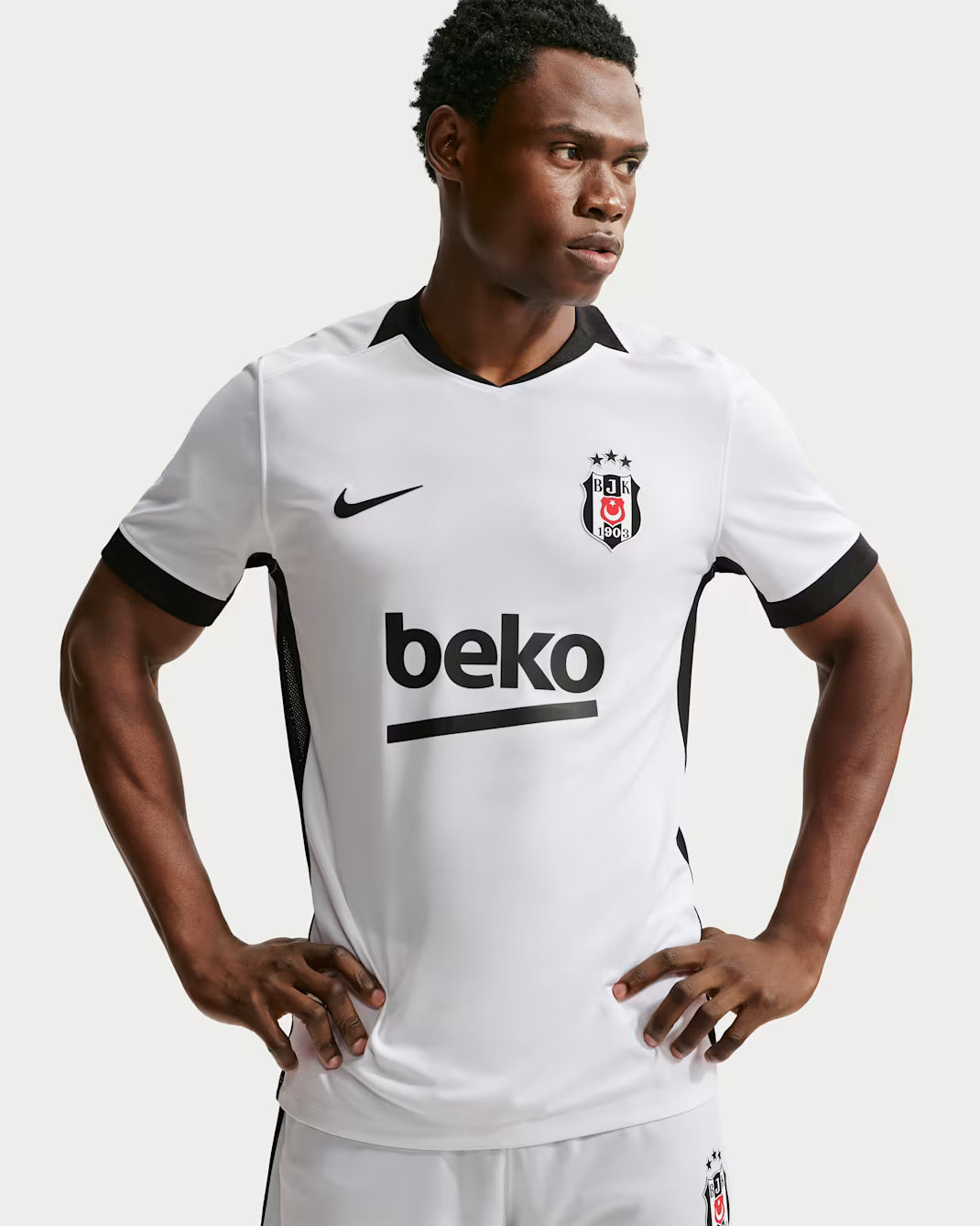 Besiktas 26/27 Home Jersey - worn by model front