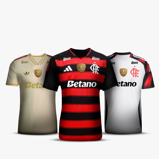 COMBO Mantos Libertadores Flamengo 25/26 - Fan Version