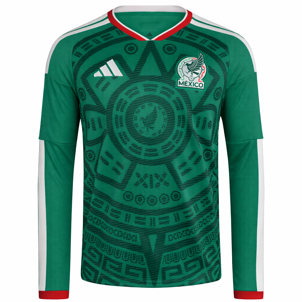 PRE-ORDER Mexico 26/27 Home Jersey - Long Sleeve