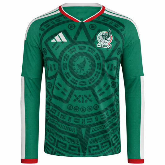 PRE-ORDER Mexico 26/27 Home Jersey - Long Sleeve