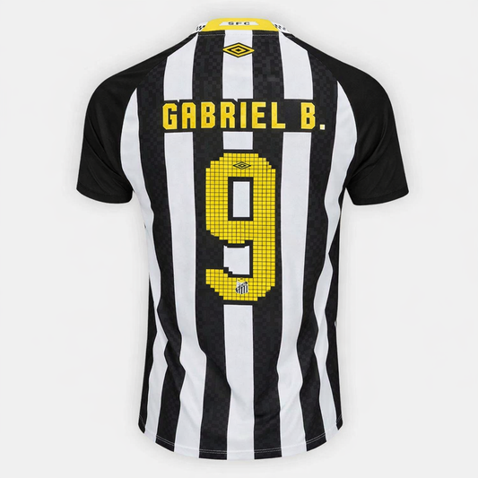 Santos 25/26 II Away Jersey #GABRIEL B. - Fan Version