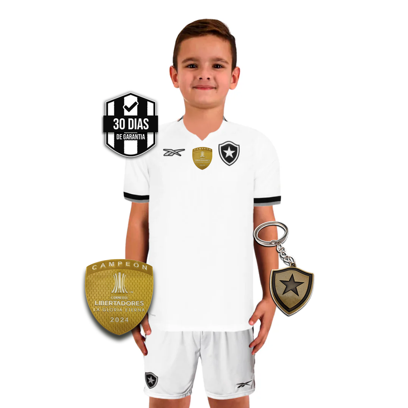 Botafogo Kit Infantil Third 24/25 LIBERTADORES