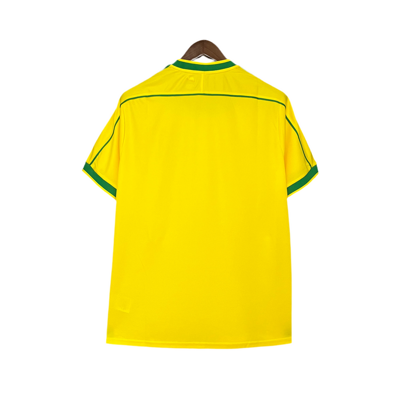 Camiseta de local de Brasil 1998 I - Versión retro