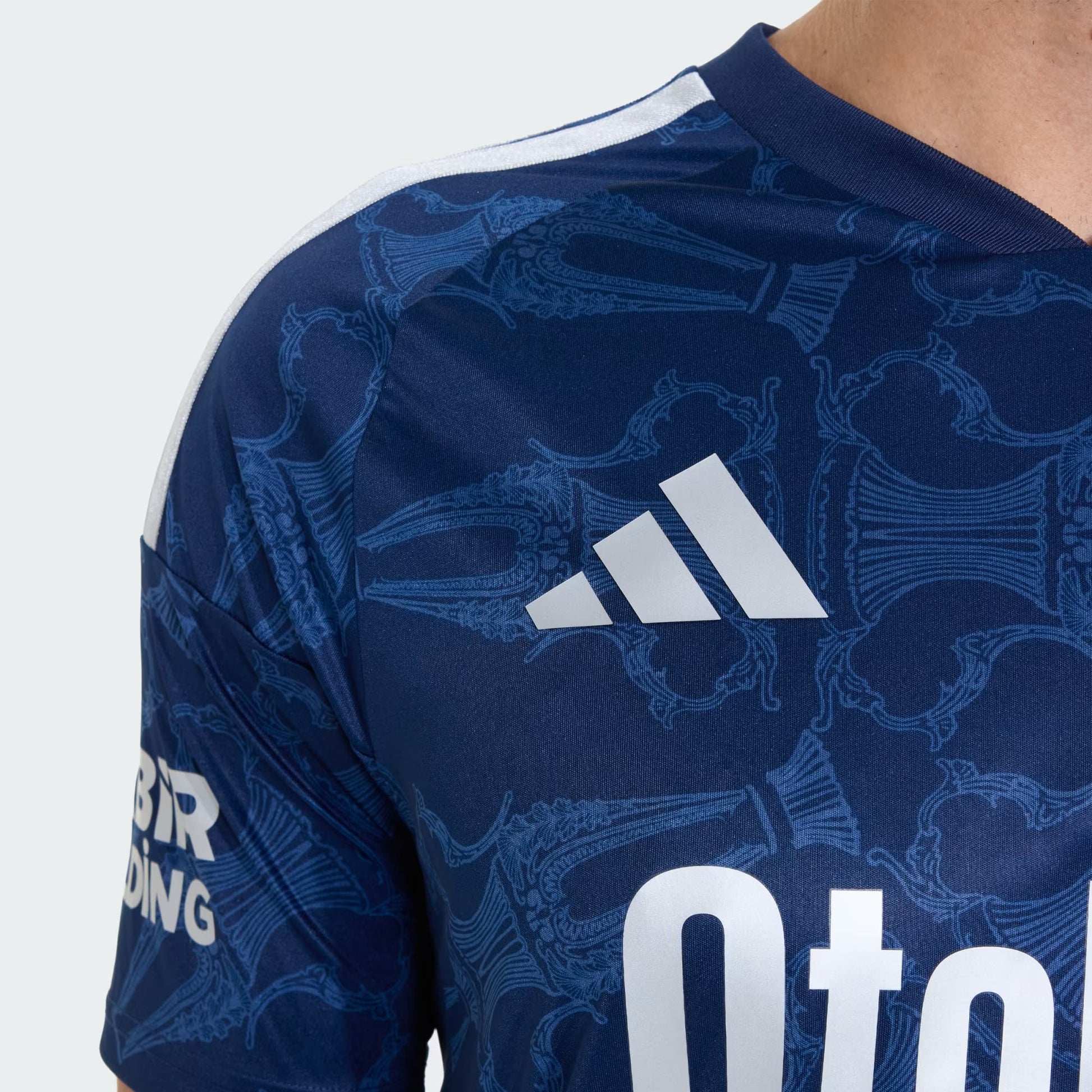 Fenerbahce 26/27 Third Jersey - shoulder and baroque pattern detail