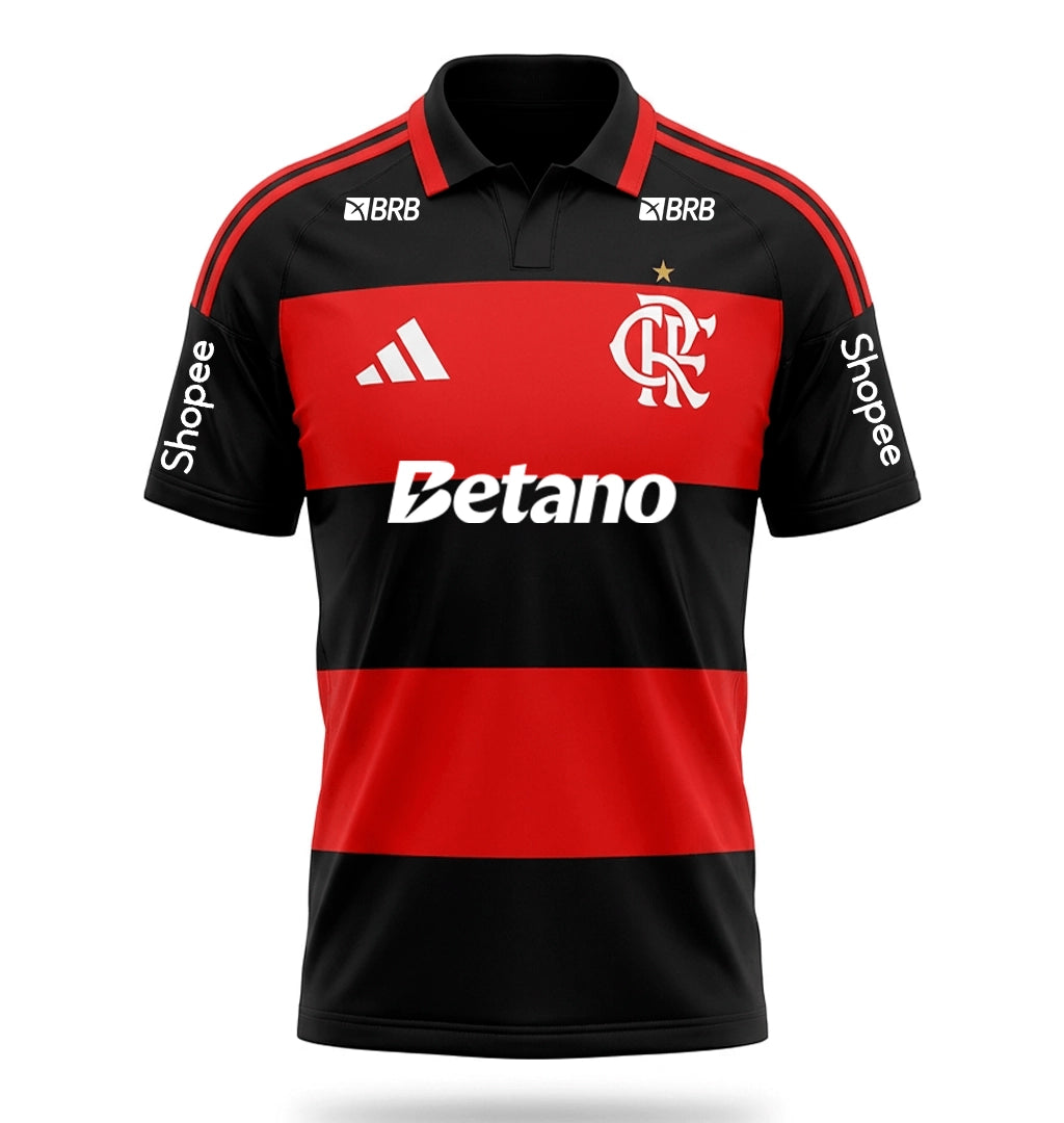 Flamengo 26/27 Home Jersey #PAQUETA - All Sponsors - Fan Version