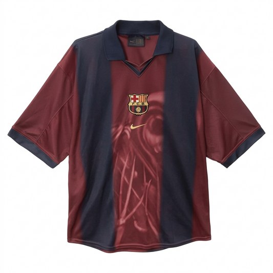 Camiseta visitante del Barcelona 01/02 II - Versión retro